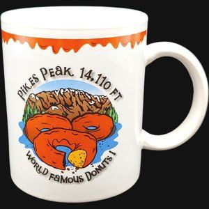 Pikes Peak World Famous Donuts Coffee Mug - 10oz Colorado Springs Souvenir